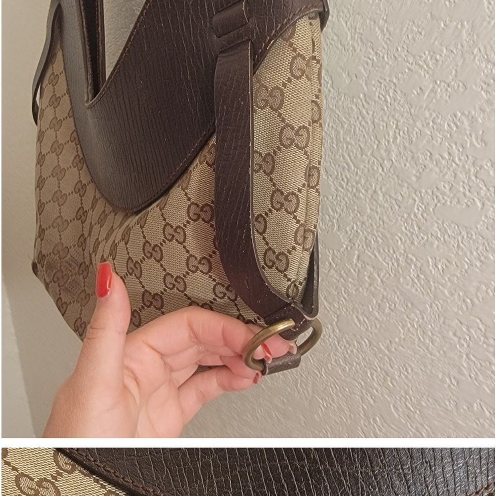 Gucci GG Monogram Crescent hobo